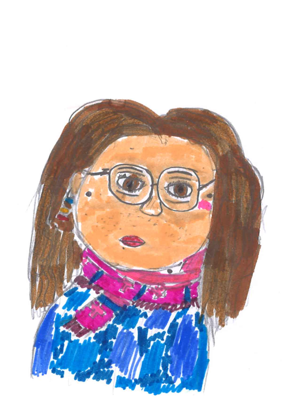 dessin d'enfant représentant Amande